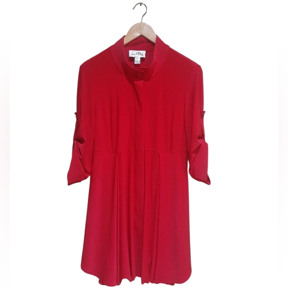 Joseph Ribkoff Women's Tunic Red Size 12 - Picture 1 of 6